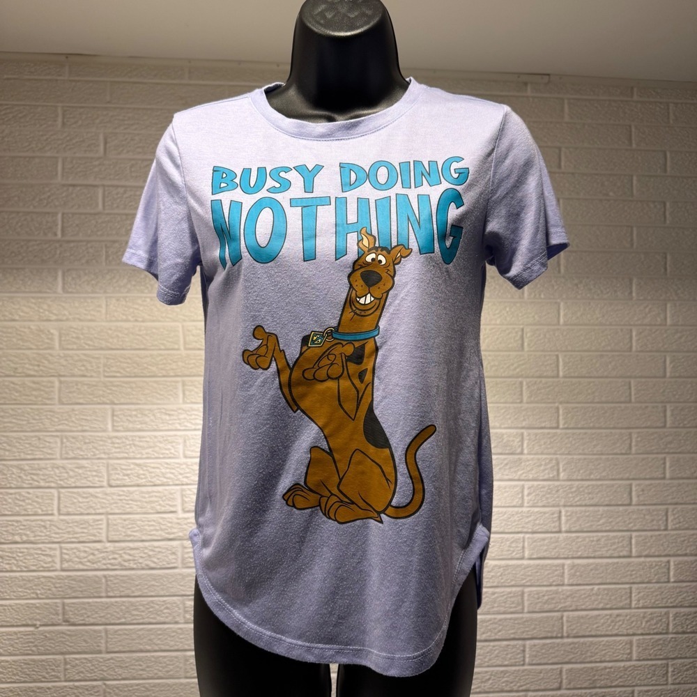 Scooby Doo Busy Doing Nothing Graphic‎ T-Shirt Kids Cartoon Tee